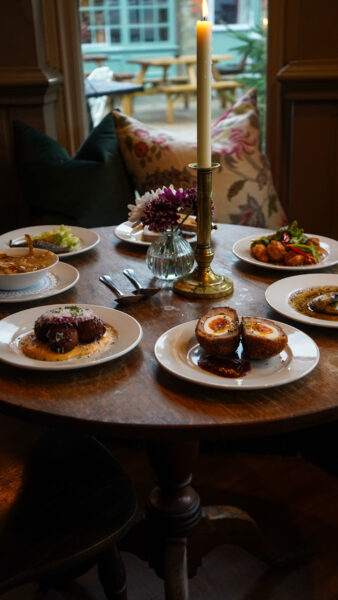 Hearty pub food at The King's Arms in Shaftesbury